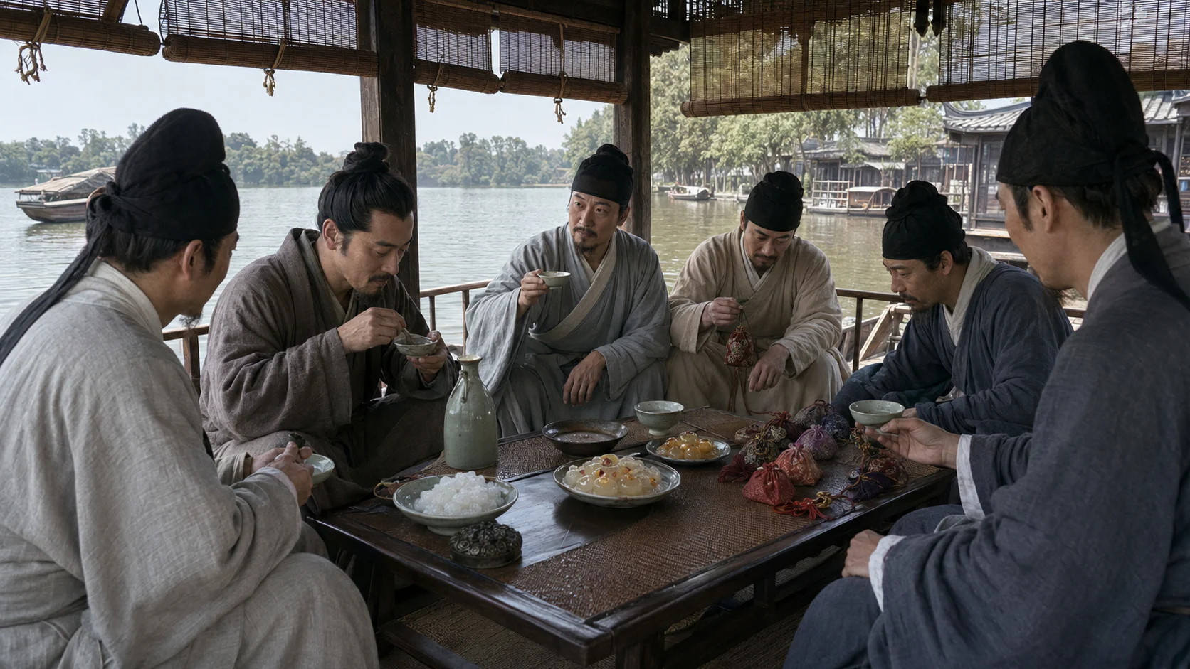 南宋士人雅集图文化场景