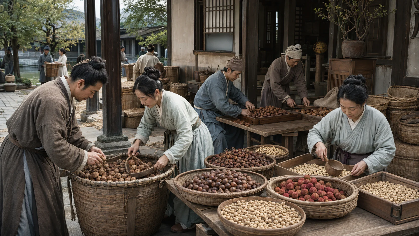 南宋临安节令风物图文化场景