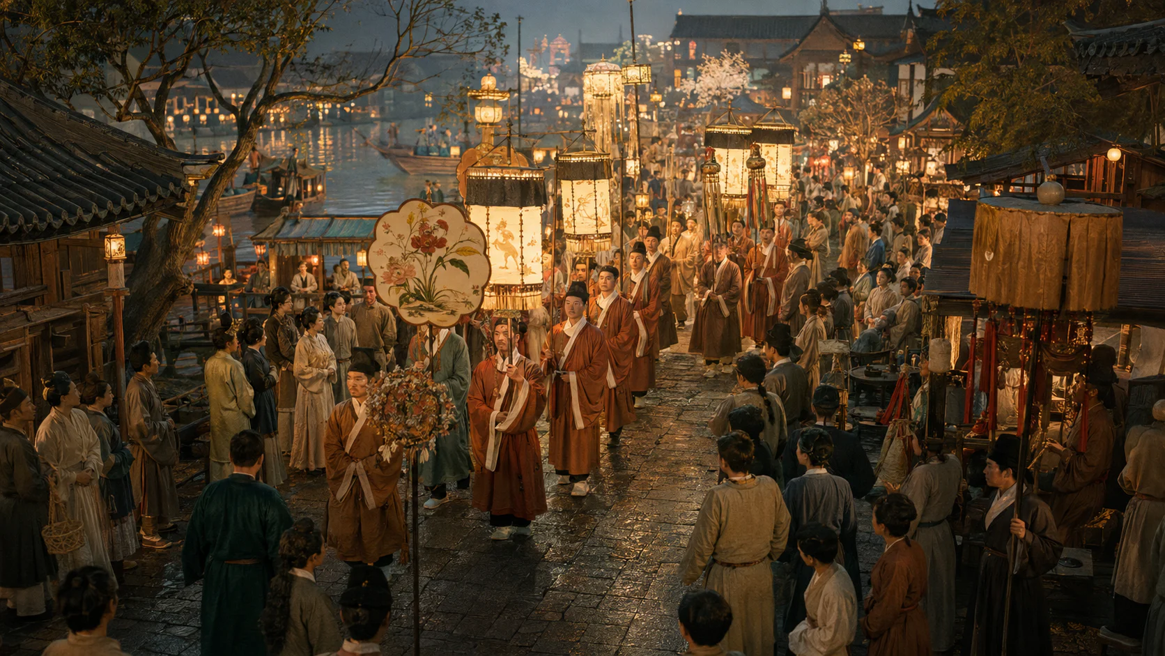 南宋临安节令风物图文化场景