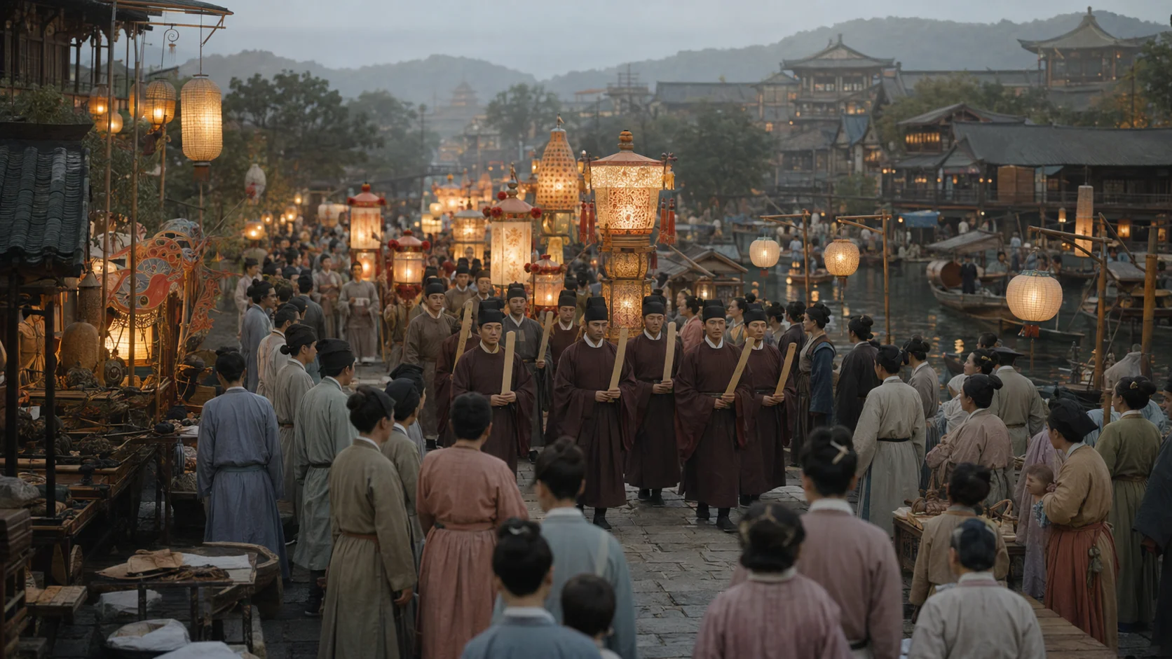 南宋临安节令风物图文化场景