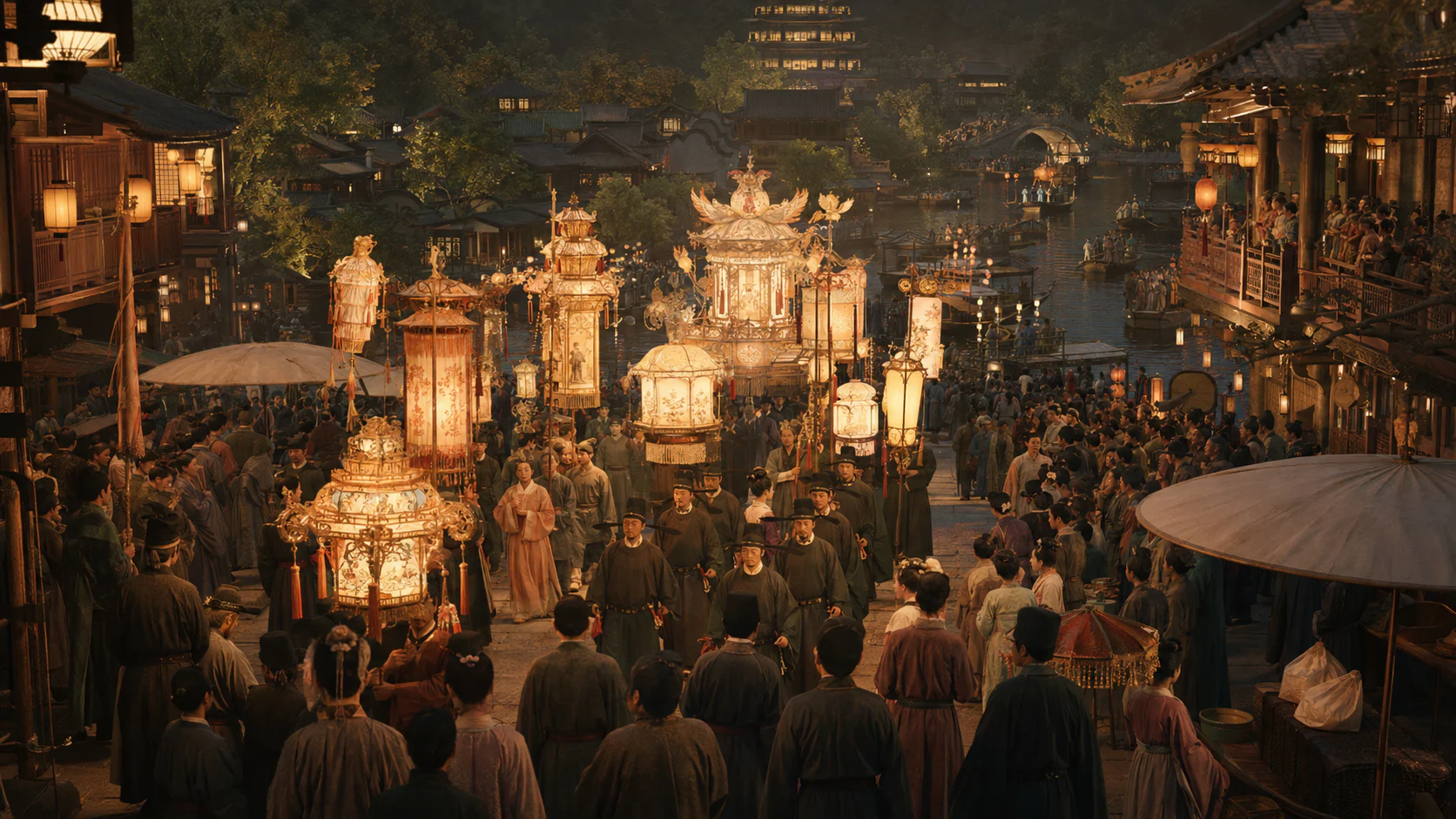 南宋临安节令风物图文化场景