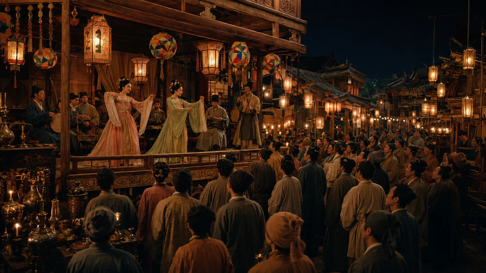 南宋临安节令风物图文化场景