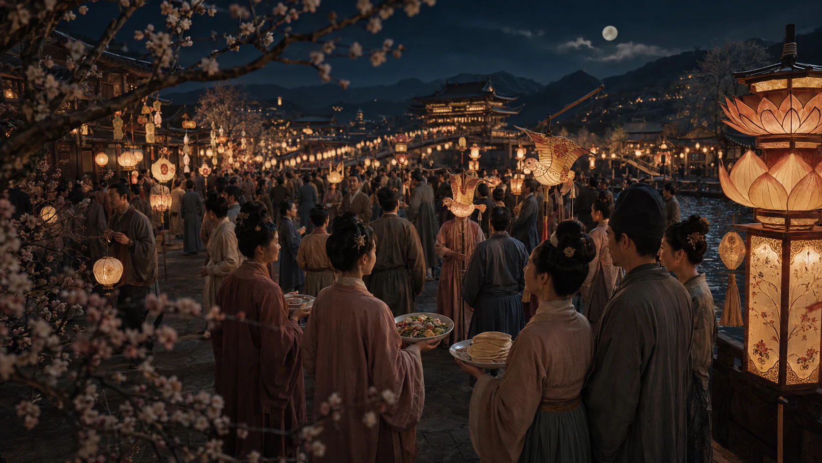 南宋临安节令风物图文化场景