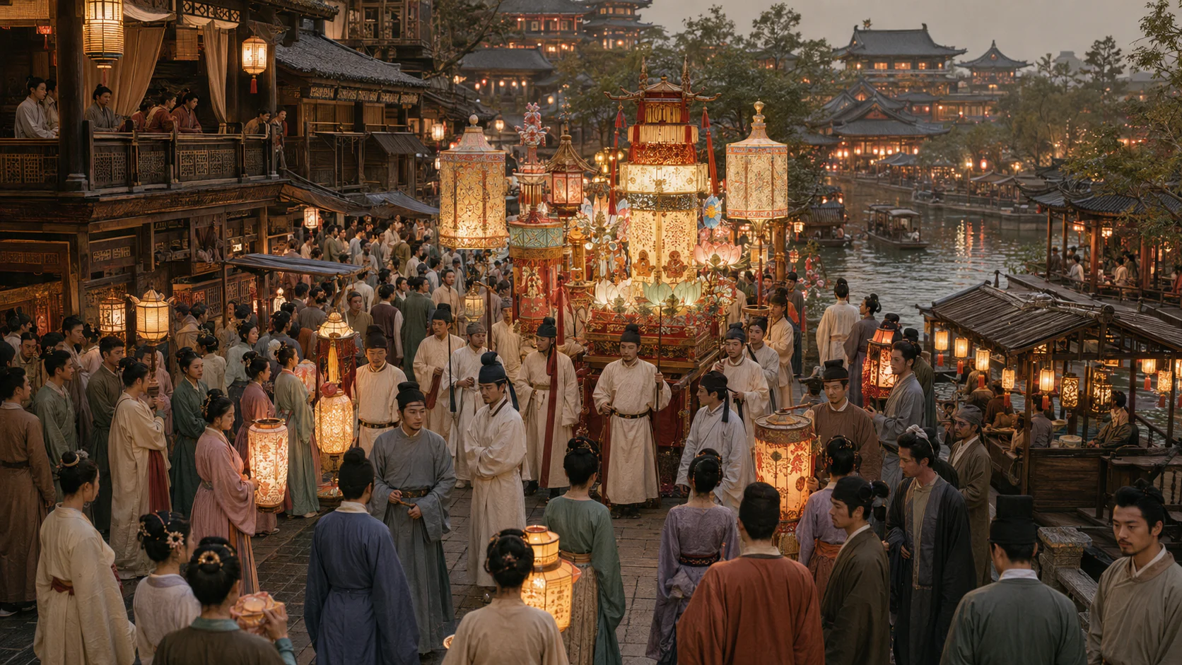 南宋临安节令风物图文化场景