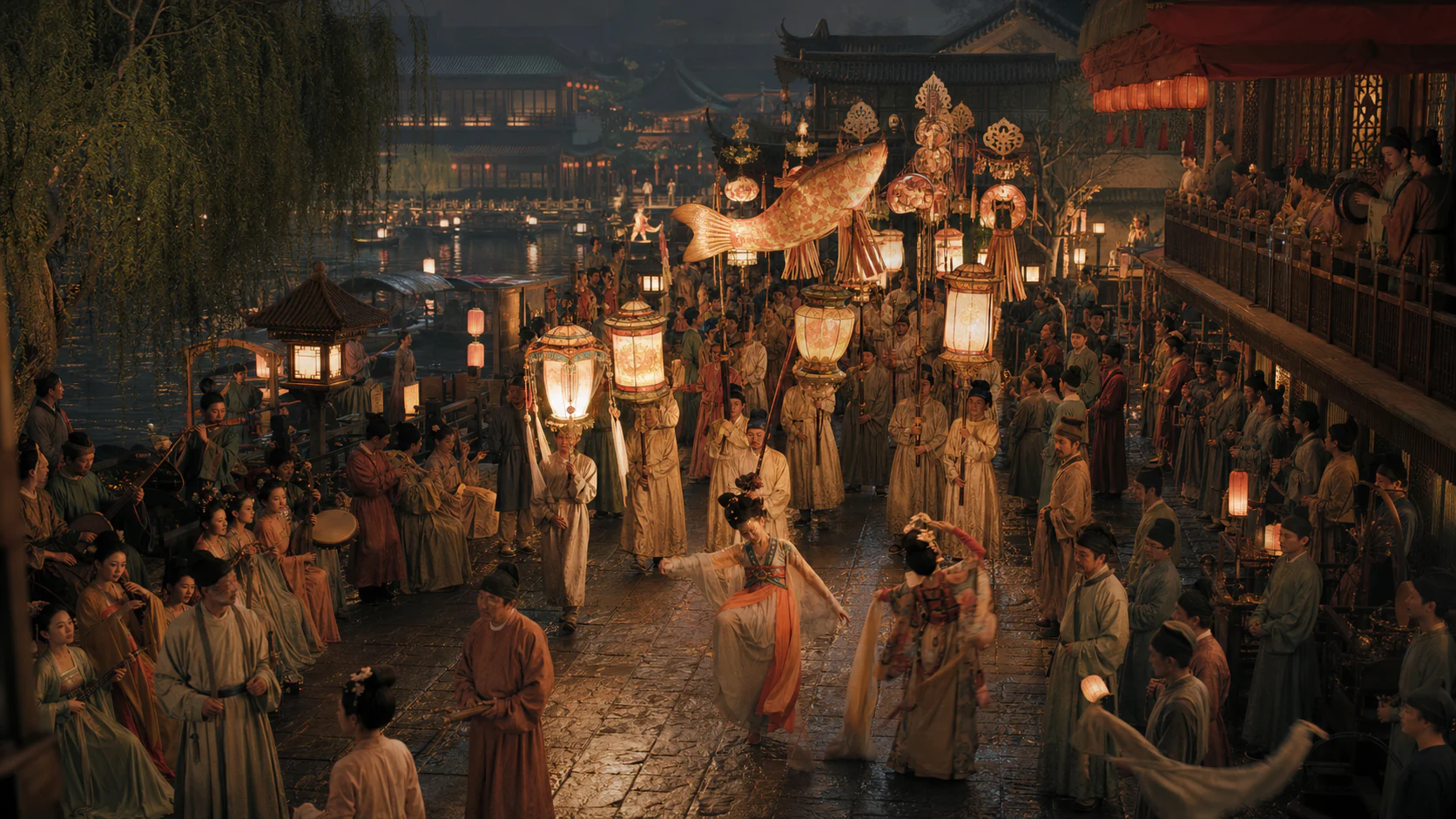 南宋临安节令风物图文化场景